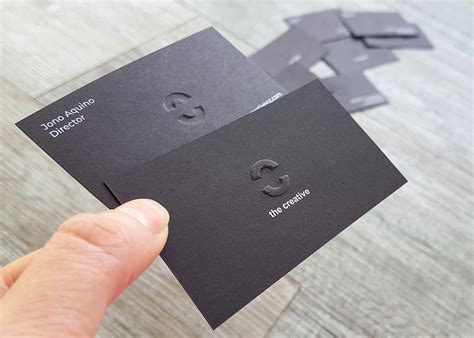 Embossed Business Cards New Zealand | Pinc