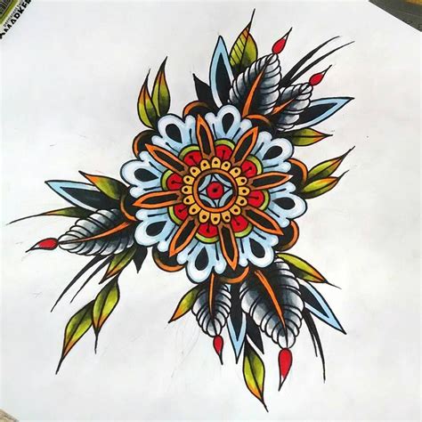 Traditional Flower Mandala Drawing - img-primrose