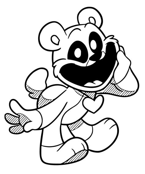 Bobby BearHug Smiling Critters coloring page - Download, Print or Color ...