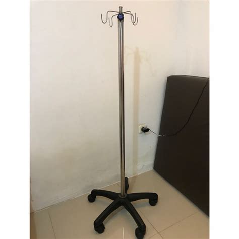 Jual tiang infus stainless steel kaki 5 pengait 4/tiang infus - Jakarta Barat - Mega Jaya ...