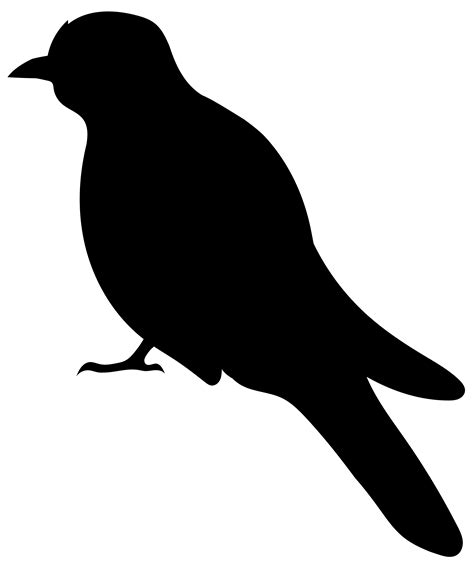 Free Bird Clipart Silhouette