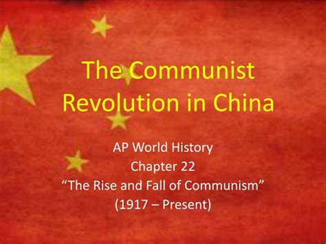 PPT - The Communist Revolution in China PowerPoint Presentation - ID:2098614