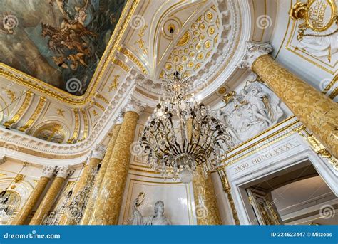 Interior of Royal Castle in Warsaw, Poland Editorial Photography ...