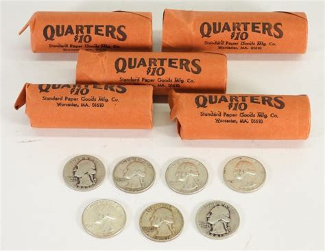 $50 American .90 Silver Quarter Collection Auction