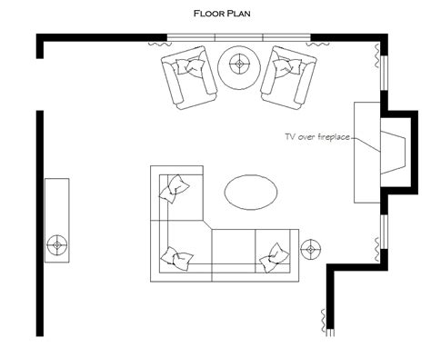 Updated-Traditional Two Room Design~The Living Room | Living room furniture layout, Family room ...