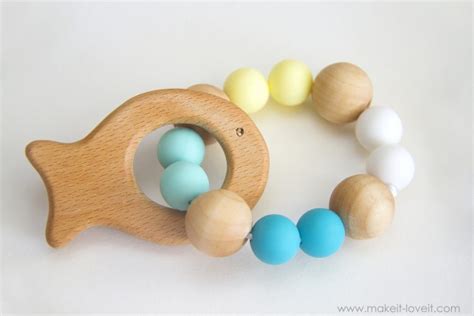 How to make Natural Wood & Silicone Baby Chew Toys | Make It & Love It