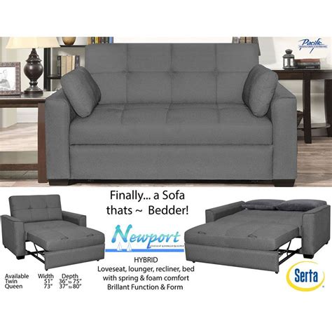 Serta Sleeper Sofa Twin - Sofa Design Ideas