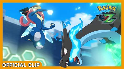 Greninja Battles Charizard | Pokémon the Series: XYZ | Official Clip ...