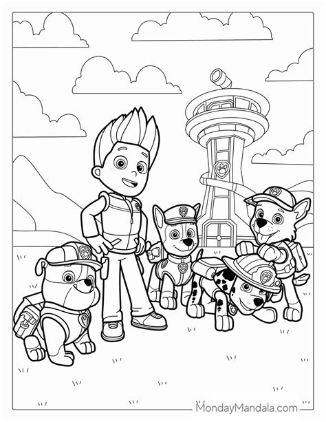 58 Paw Patrol Coloring Pages (Free PDF Printables) | Paw patrol coloring pages, Paw patrol ...