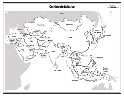 Mapa-del-continente-asiatico-con-nombres-para-imprimir | ParaImprimir.org