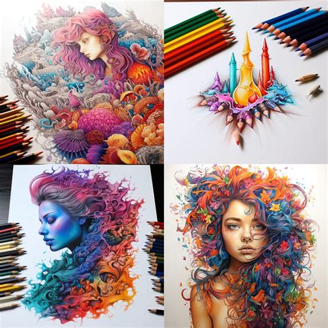 Crayon Art Drawings