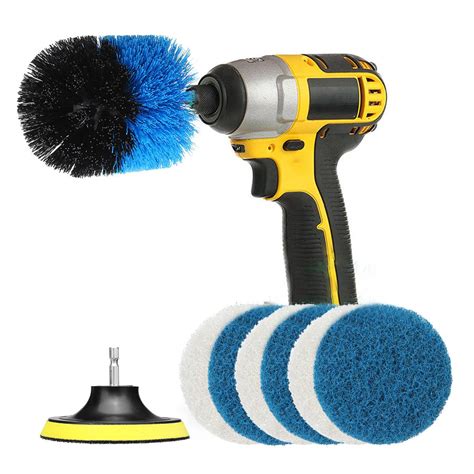 New 8Pcs Electric Drill Brush Grout Power Drills Scrubber Clean Brush ...