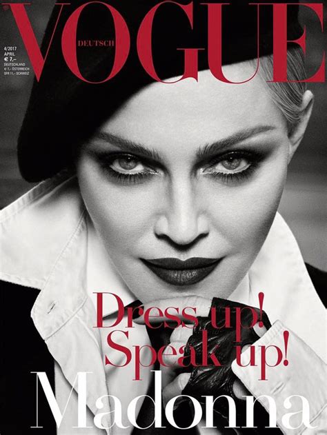 Pop Legend Madonna is the Cover Star of Vogue Germany April 2017 Issue