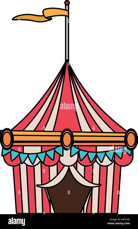 Isolated carnival tent design Stock Vector Image & Art - Alamy