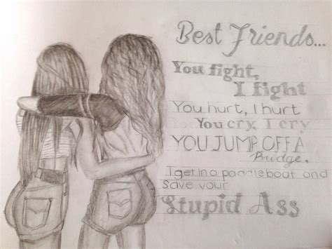 Friendship Drawing at GetDrawings | Free download