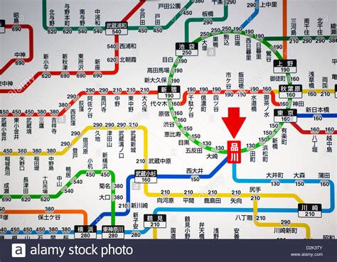 Tokyo Jr Train Map