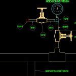 Pressure Gauge Type 2 2D DWG Elevation for AutoCAD • Designs CAD