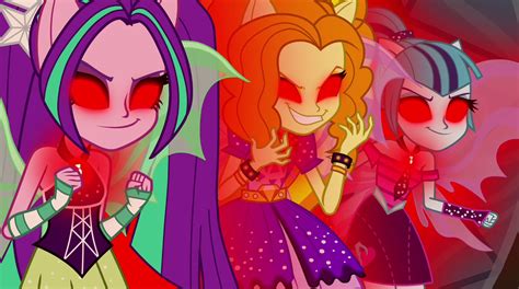 Imagem - The Dazzlings evil grins EG2.png | My Little Pony A Amizade é Mágica Wiki | FANDOM ...