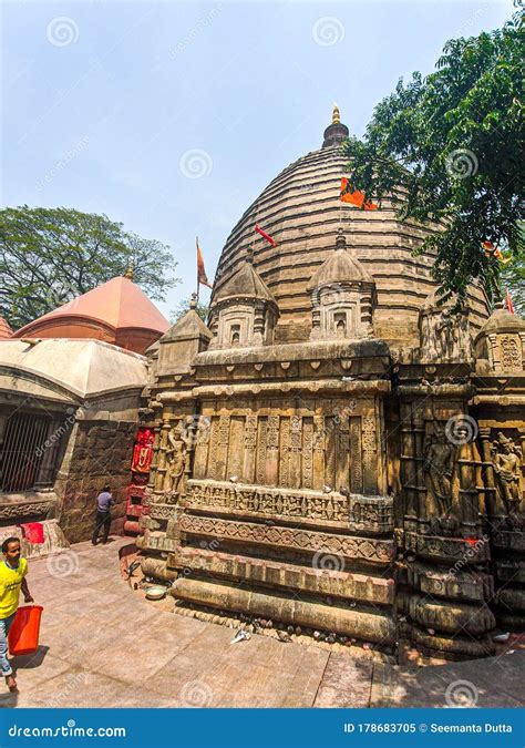 Guwahati, India - March 19, 2020: Kamakhya Temple Visit at Off Season Time, less Crowded View of ...