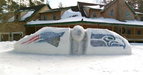 My neighbor is too old for snow forts, but apparently he's pretty ...