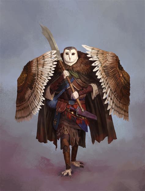 [Art] Syithenn the Fey Owlin : r/DungeonsAndDragons