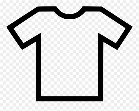 Tshirt Svg Tee Shirt Vector Transparent Download - T Shirt Icon Free Clipart (#104268) - PinClipart