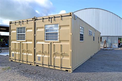 Double-Wide Shipping Container Office | 16-foot Office