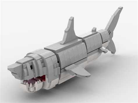 LEGO MOC Great White Shark by BlackscreamX | Rebrickable - Build with LEGO