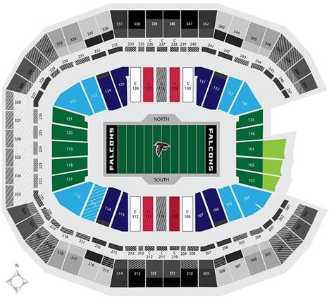 Mercedes-Benz Stadium Seating Chart | Atlanta Falcons | TickPick