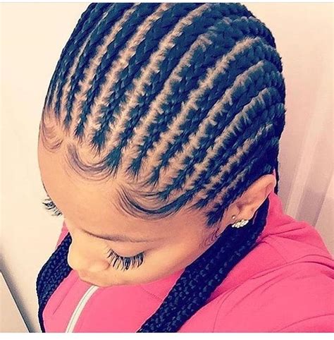 Nigerianbraids on Instagram: “@shay_braidz_317 👌” | Cornrow hairstyles, Braided cornrow ...