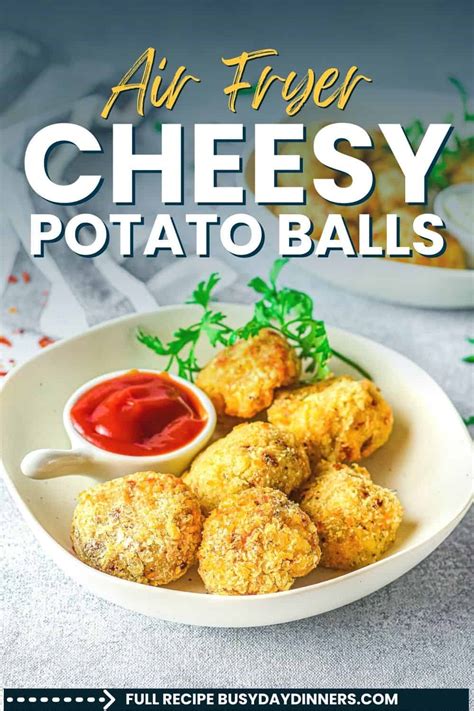 Air Fryer Potato Cheese Balls (Gluten Free) | Busy Day Dinners