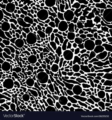 Reptile skin seamless pattern Royalty Free Vector Image