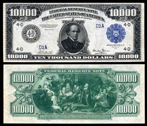 Salmon Chase on the $10,000 bill | Photo | Who2