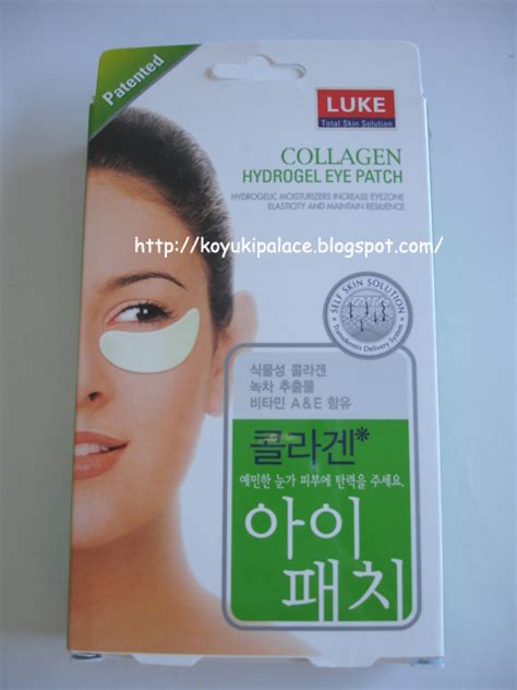 Koyuki Palace - Korean Cosmetics: LUKE Collagen Hydrogel Eye Patch