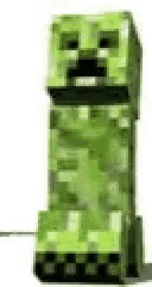 Minecraft Creeper Walking Gif