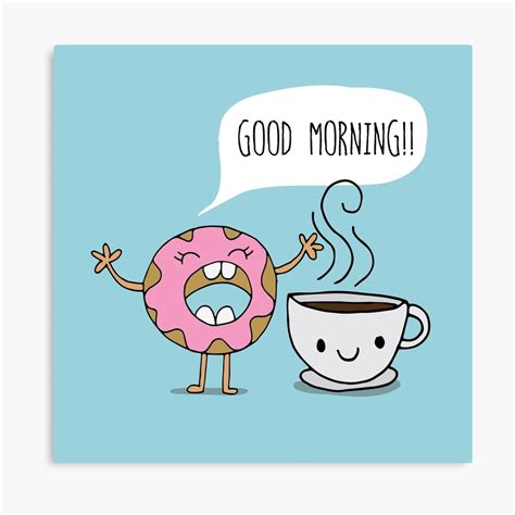 "GOOD MORNING BESTIE!" Canvas Print by claudiaramos | Redbubble