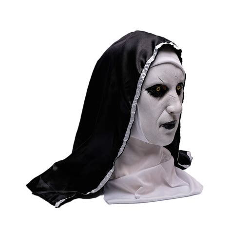 Buy Nun Scary Latex Mask, Halloween Party Scary Full Head Costume Mask Online at desertcart INDIA