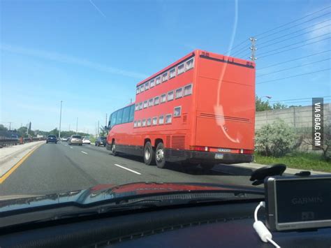 I saw a triple decker bus today. - 9GAG