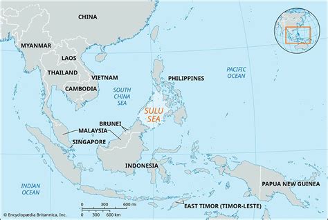 Sulu Sea | Map, Philippines, Islands, & Depth | Britannica