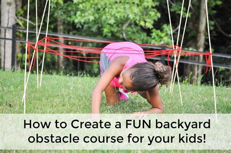 Easy Backyard Obstacle Course - The Backyard Gallery