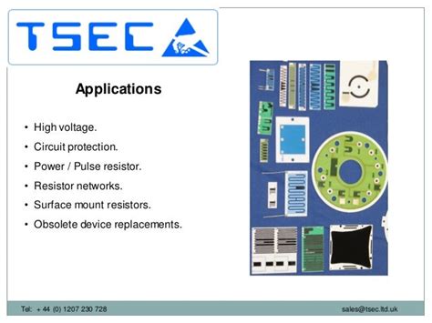 Power resistor for application specific requirements