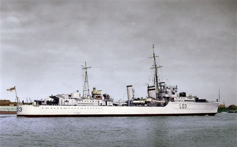 HMS Cossack was a Tribal-class destroyer Admiral Graf Spee Altmark Bismarck Postales Navales ...