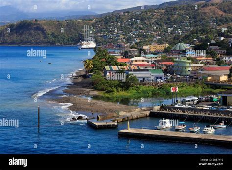 Port of Roseau,Dominica,Caribbean Stock Photo - Alamy