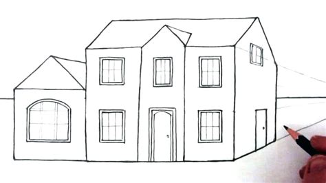 House Sketch Step By Step at PaintingValley.com | Explore collection of House Sketch Step By Step