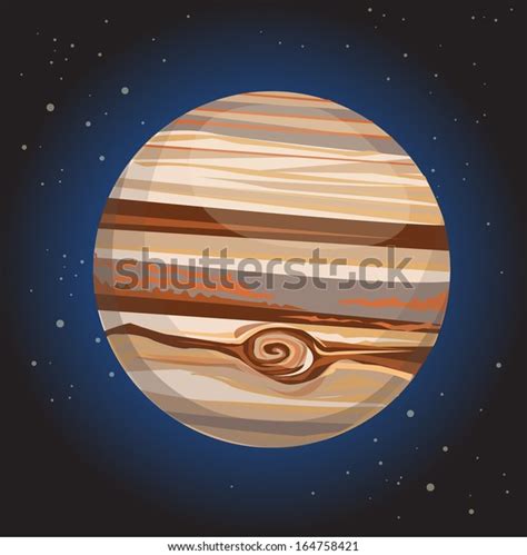 Jupiter Vector Illustration Stock Vector (Royalty Free) 164758421