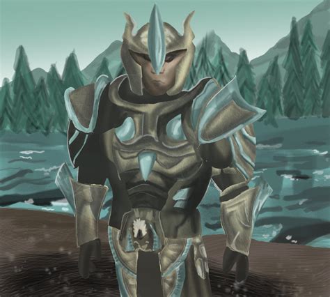 Skyrim Glass Armor by PaintBoxHero on Newgrounds