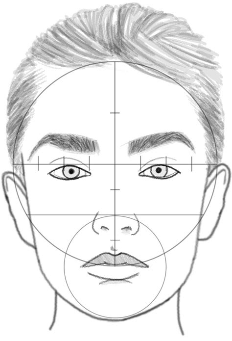 How to Draw a Face in Basic Proportions - Drawing Beautiful Female Face Tutorial - How to Draw ...