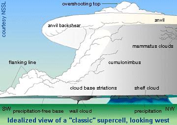 "Textbook" Supercell Schematic (Online Tornado FAQ)