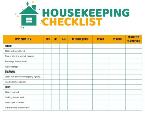 Printable Hotel Maintenance Checklist