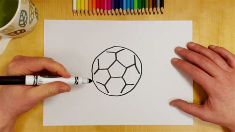 ⚽️ How to Draw a Soccer Ball / Football | Easy, Easy Drawing for Kids